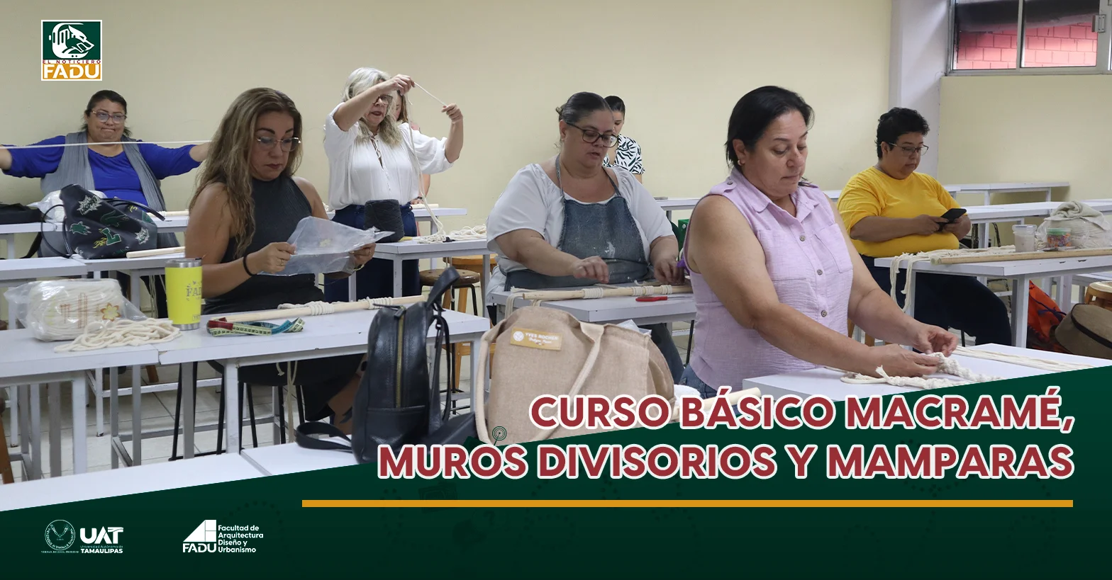 Curso Básico Macramé, Muros Divisorios y Mamparas