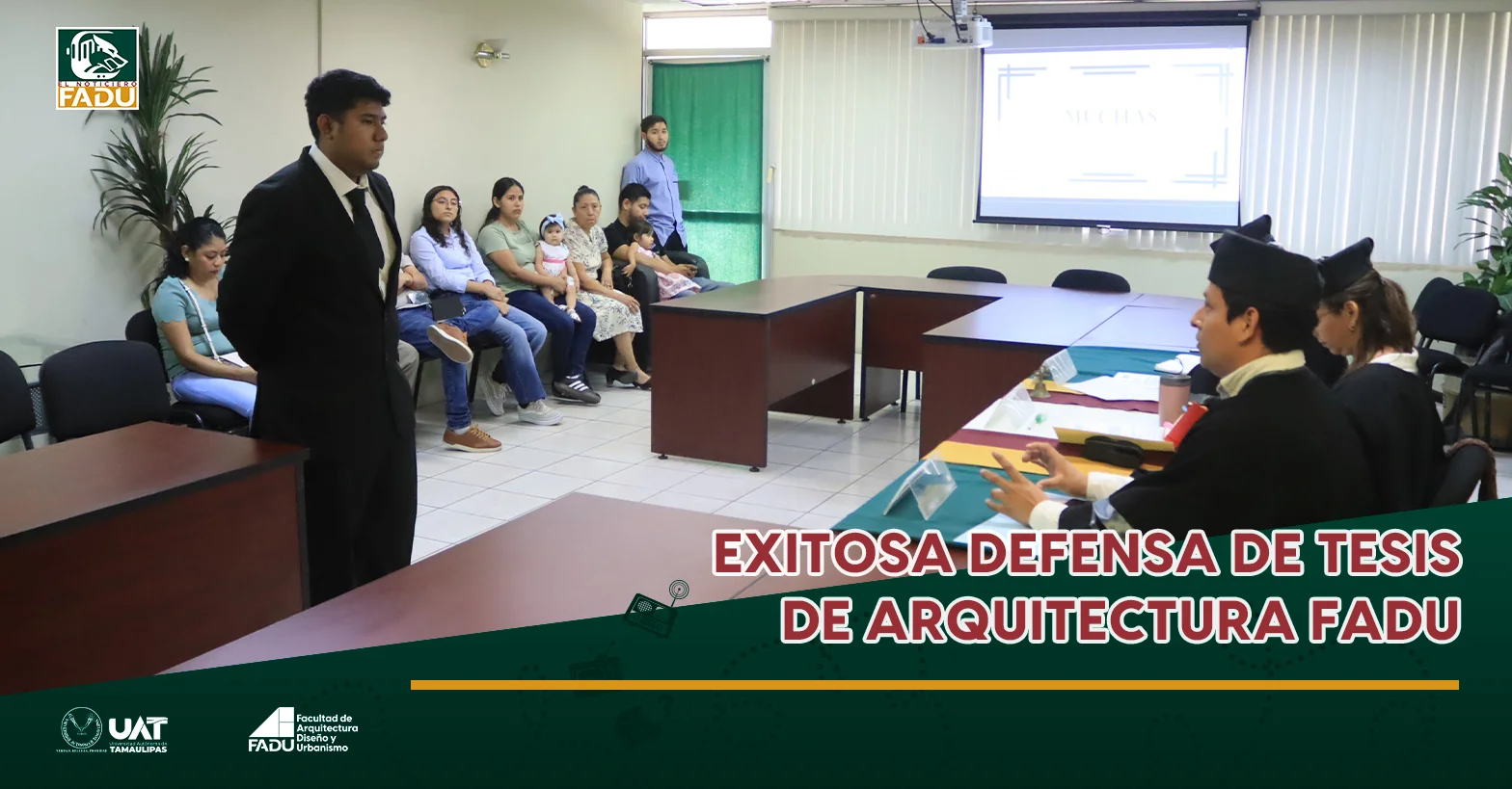 Exitosa defensa de tesis de Arquitectura FADU