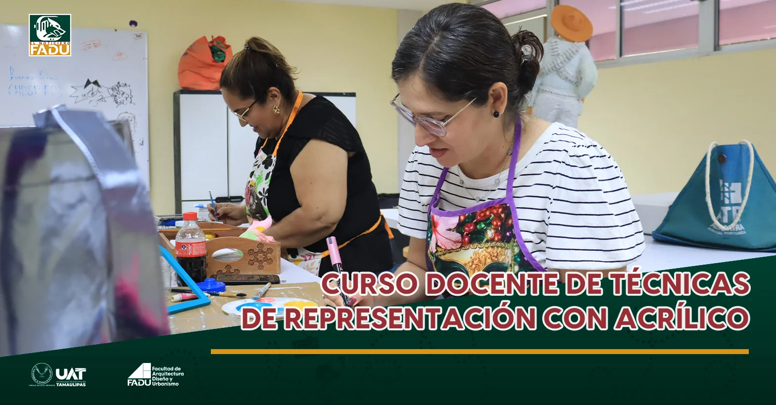 Curso docente de técnicas de representación con acrílico