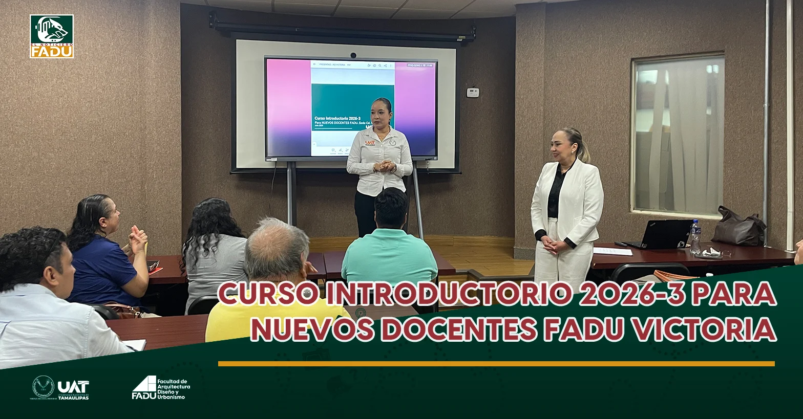 Curso introductorio 2026-3 para nuevos docentes FADU Victoria