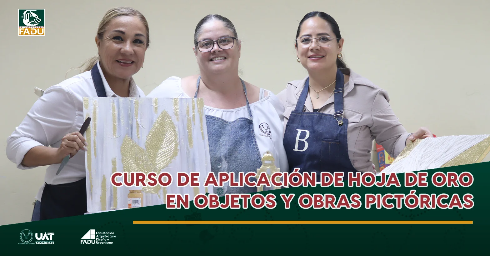 Curso de aplicación de hoja de oro en objetos y obras pictóricas